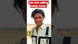 rdx bhai ka editing setup reveal // rex editor #shorts #ytshort