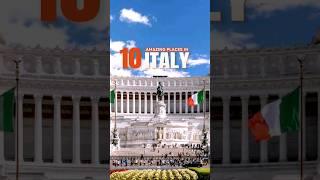 Top 10 best places to visit in Italy #shorts