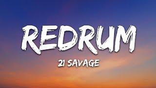 21 Savage - redrum (Lyrics)