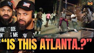 Man Films In Atlanta LATE AT NIGHT While Driving 