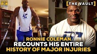 Ronnie Coleman Recounts His Entire History Of Major Injuries | GI Vault