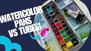 Watercolor Pans Vs. Tubes