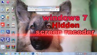 windows 7 Hidden Screen Recoder| How To Record Computer Screen | Windows 7|Computer Me Screen Record