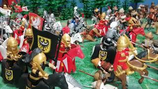 BATTLE OF LIEGNITZ, 1241   PLAYMOBIL DIORAMA