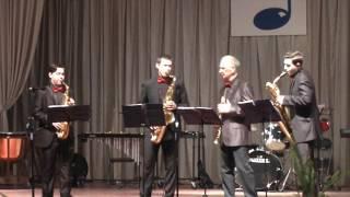 Claude Daquin. "Le Coucou". Kyiv Sax Quartet + Kenta Igarashi