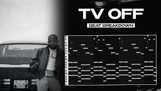 How "TV OFF" by Kendrick Lamar Was Made