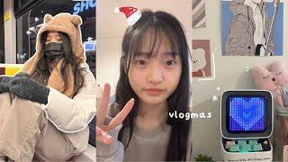 uni life vlog️: vlogmas, unboxing new iphone, preparing for finals, cutting bangs, christmas market