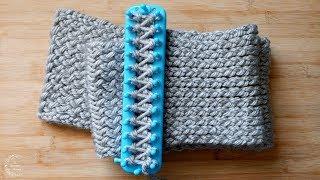 How to Loom Knit a Scarf | Easy Pattern for Beginners | The Sweetest Journey