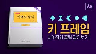 에프터이펙트 키프레임 종류 차이점 완벽정리 After Effects Key Frame Tutorial