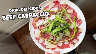 Making Beef Carpaccio at Home (Raw Italian-style Beef)