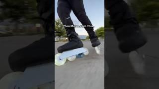 How To Turn For Beginners  #rollerblading #tips #summervibes #shorts