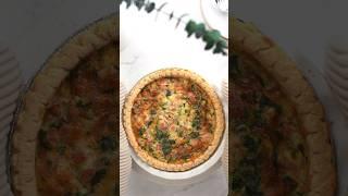 Homemade quiche that's healthier, lower in calories, packed with protein, budget-friendly!