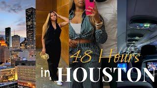 TRAVEL VLOG | 48 Hours in Houston | LIT nights + this is ghetto + trying new foods & more !