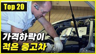 미국에서 5년 후 중고차 가격이 적게 떨어지는 차량모델 Top 20