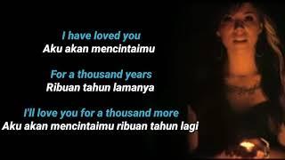 Christina Perri - A Thousand Years - Lirik dan Terjemahan