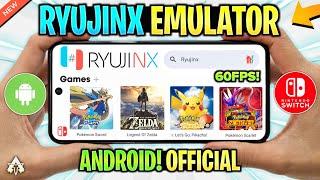  TESTING RYUJINX EMULATOR ANDROID *OFFICIAL* WITH GAMEPLAY | NINTENDO SWITCH EMULATOR