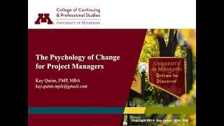 Psychology of Change for Project Managers