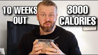 FULL DAY OF EATING 10 WEEKS OUT FROM MY FIRST BODYBUILDING SHOW