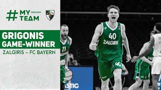 Marius Grigonis drains the game-winner in Zalgirio arena to beat Bayern