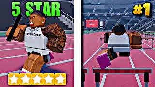 I Became A 5 STAR Track Athlete In Roblox Track & Field