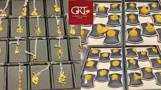 Light Weight GRT Gold Dollars & Pendants with Price Details/ GRT Gold Dollars & Pendants for Chains