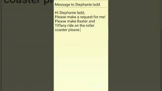 another message to Stephanie ladd