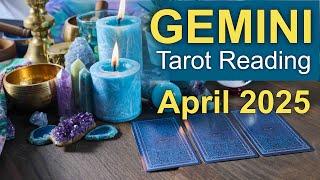 GEMINI "SOMEONE MAKES YOU AN OFFER! AN IMPORTANT LIFE REVIEW"  April 2025 Tarot Reading #geminitarot