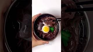 DIY Naengmyeon (korean cold noodles) with Magic Jelly Cooking Pot! #shorts