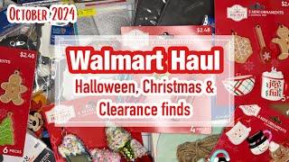 Walmart Haul | Halloween, Christmas & Clearance Finds | October 2024