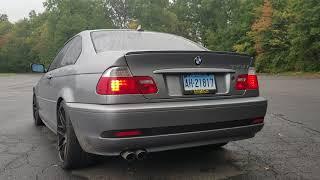 BMW E46 330CI Muffler Delete (BRUTAL EXHAUST SOUND!!!!)