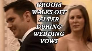 Surprise Groom Walks Off Altar During Wedding Vows To His daughter