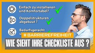 Wann ist Barrierefreiheit modern und intelligent? Prüfen Sie!