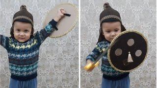 Сын будет в восторге)))Как сделать ЩИТ батыра своими руками. How to make a SHIELD of the warrior DIY