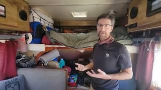 RV Tour of Nomad Living in a RV on Less Than $1000 a Month