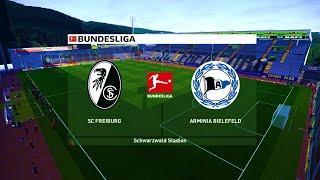 PES 2021 | SC Freiburg vs Arminia Bielefeld - Bundesliga 2020/21 | Gameplay PC