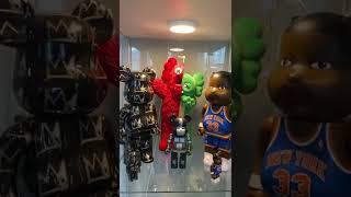 Collectables display (bearbrick, kaws, moet etc.)