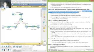 2.2.2.4 - 6.2.2.4 Packet Tracer - Configuring IPv4 Static and Default Routes