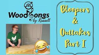 Bloopers & Outtakes | GAG REEL | Funny Woodshop Clips | LAUGH WITH US | Woodsongs by Russell