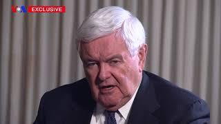 VOA Persian Exclusive Interview with former House Speaker Newt Gingrich