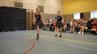 Rocking Chevy's Yinthe & Charlotte vs Lobke & Noé Halve Finale Rock & Roll Children Schoonbeek 2019