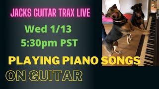 Jack's Guitar Trax Live 1-13-21 - Let's learn "Tempted" by Squeeze arranged for guitar!