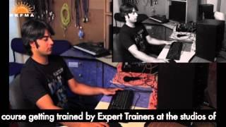 Audio training class in progress at RK Films and Media Academy