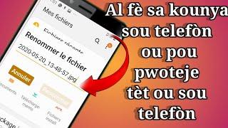 Al fè sa sou telefòn ou kounya pou ka jere tèt ou sou