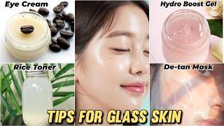 Top 10 Tips To Achieve Glass Skin | Glass Skin Home Remedies ‍️