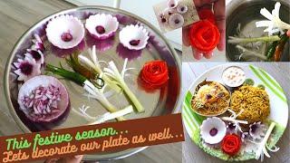 This festive season, lets decorate our plate as well.. Simple Vegetable Carving #SmrutiCanadaVlog