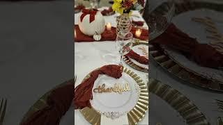 Soul food #food #shorts #party #thanksgiving #soulfood  #tablescape table set #elegant #inspiration