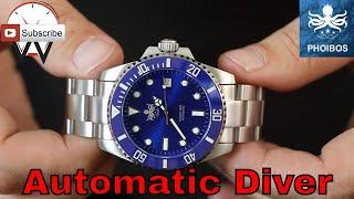 PHOIBOS PY007B Automatic Diver Watch Review