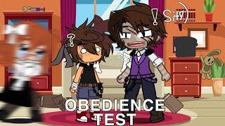 OBEDIENCE TEST | afton family | gacha club ||JustPurple||