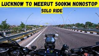 Lucknow To Meerut 9HRS  Mai 500 km Complete new record with Himalayan 452