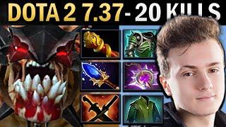 Lifestealer Gameplay Miracle with MKB and 1000 GPM - Dota 2 7.37